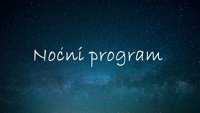 Noćni program